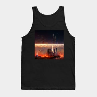 Futuristic Metropolis Tank Top